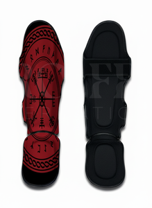Protège-tibias professionnels pour arts martiaux, Muay Thai, unisexe, en cuir PU de haute qualité, pour Kickboxing et MMA - Product Image 4