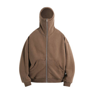 Sudaderas con Capucha Extra Grandes Personalizadas para Invierno, de 300 Gramos, 100% Algodón, con Cierre Completo y Estampado Digital de Logotipo - Product Image 5