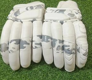 Gants de cricket à ajustement anatomique avec protection des doigts, confortables pour le battement, avec panneaux latéraux en maille respirante, rapides - Product Image 2