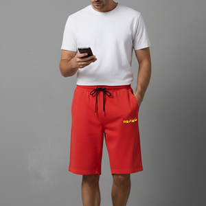 Shorts de streetwear surdimensionnés en coton épais pour hommes, marque privée, shorts décontractés d'été, fabricant, vente en gros - Product Image 1