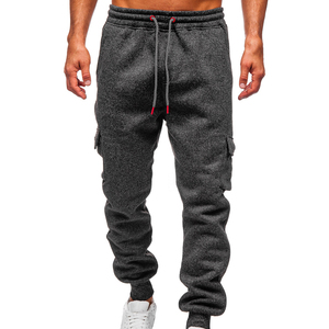 Pantalones Deportivos para Hombre al por Mayor, Pantalones de Chándal de Algodón y Poliéster con Forro Polar, Logotipo Personalizado, Estilo Urbano, Corte Ajustado - Product Image 1