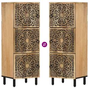 Gabinete Lateral de Madera Maciza de Mango de 15.7"x13"x43.3" para Cocina, Gabinetes de Cocina Premium - Product Image 6