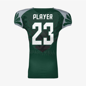 Camiseta de Fútbol Americano para Hombre, Cuello en V, Manga Corta, Sublimada, Transpirable, Uniforme Deportivo para Entrenamiento de Equipo - Product Image 3