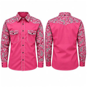 Vêtements de travail ignifuges OEM, chemise de soudage en coton occidental à manches longues résistante aux flammes pour hommes - Product Image 1
