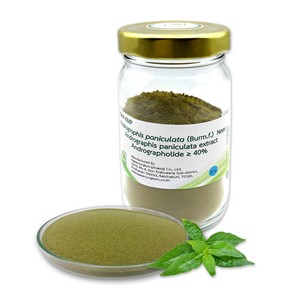 MOQ25kg 40AP-KMP Marca Extracto de hierbas de alta calidad Grado 40% Andrographolide Polvo Wild Cultivado Andrographis Paniculata Drum - Product Image 1