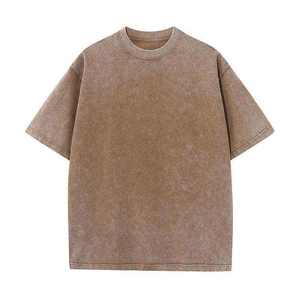 T-shirts à faible MOQ, T-shirts personnalisés avec logo, T-shirts graphiques streetwear, T-shirts effet vintage – Approvisionnement direct usine - Product Image 4