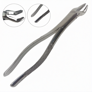 คีมถอนฟัน # เครื่องมือถอนฟันสแตนเลสแบบแมนนวล รุ่น 53R สำหรับฟันกรามบนซ้าย-ขวา ซี่ที่ 1 และ 2 พร้อมด้ามจับตามหลักสรีรศาสตร์ - Product Image 2