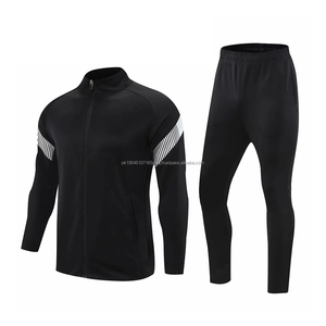 2024 แฟชั่นจ๊อกกิ้งสวมใส่สะท้อนแสงออกแบบใหม่โลโก้ที่กําหนดเองผ้าฝ้าย 100% คุณภาพสูงชุดฝึกซ้อมฟุตบอลสําหรับชาย - Product Image 4