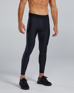 Custom Wholesale <b>Men</b>’s Custom <b>Compression</b> Leggings – High Waist Seamless Stretch Running Sports Pants with Pockets - Product Image 2