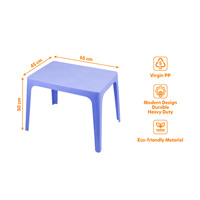 Mesa de Comedor Moderna de Plástico, Material PP Resistente, Ligera, Impermeable, Apilable, Robusta, para Hotel, Escuela, Interior, Sala de Estar, Parque