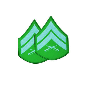 Parches de Chevron Bordados con Rayas Trenzadas al por Mayor, Insignias de Rango, Chevron Masónico, Chevron para Uniformes, Precios de Fábrica - Product Image 1