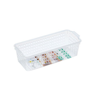 Cesto portaoggetti trasparente lungo 517 ventosa Inomata - Product Image 1