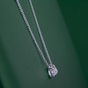 จี้เพชรทรงลูกแพร์และทรงรีคู่แบบเคียงข้างกัน สร้อยคอทองคำแท้ 14K ดีไซน์ Toi Et Moi เครื่องประดับจี้สุดประณีต - Product Image 3