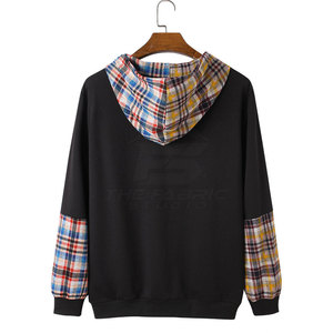 เสื้อฮู้ดดี้ผู้ชายผ้าฝ้ายฟลีซน้ำหนักเบา 100% สำหรับฤดูหนาว เป็นมิตรกับสิ่งแวดล้อม แห้งเร็ว ระบายอากาศได้ดี สวมใส่สบาย ทรงทันสมัย สีพื้น - Product Image 2
