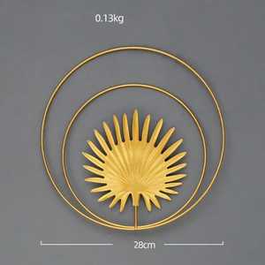 Escultura Zen de Metal Dorado con Forma de Bonsái, Aro Circular Decorativo de Hierro para Decoración Moderna del Hogar y la Oficina - Product Image 4