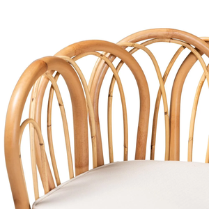 Chaise de salle à manger en rotin naturel contemporain, chaises de patio, fabriquées à la main par des artisans qualifiés, vente en gros - Product Image 4