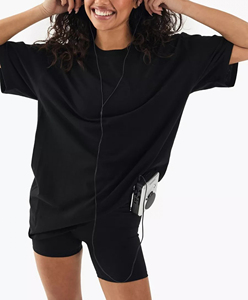 Camiseta de Verano 100% Algodón Hecha a Medida con Logotipo Serigrafiado, Camiseta Informal para Mujer con Color y Tallas Personalizadas - Product Image 5