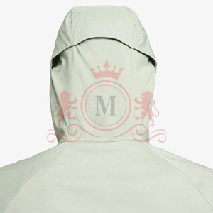 เสื้อแจ็คเก็ตกันลมแบบมีฮู้ด สีสันตัดกัน ทรง unisex แห้งเร็ว ผลิตจากโพลีเอสเตอร์ เหมาะสำหรับฤดูใบไม้ผลิ สไตล์สปอร์ต ปิดด้วยซิป ทรงปกติ - Product Image 6