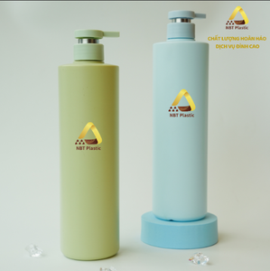 Botella cilíndrica de plástico personalizada HDPE de 800ml al por mayor, diseño para champú, acondicionador, bomba de espuma de ducha y Gel, plástico NBT - Product Image 6