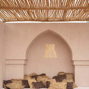 Delightful Rattan Hanging Lamp <b>Shade</b> Cozy Woven <b>Wicker</b> Ceiling <b>Light</b> Fixture Boho Pendant Lighting For Dining Room Interior - Product Image 3