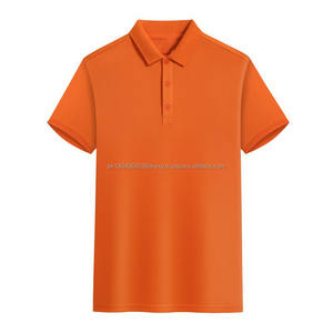 Camisa Polo de Seda de Manga Corta con Diseño Sólido y Bordado de Logotipo Personalizado OEM, Cuello Solapa, 100% Algodón Tejido, Estilo Cultural Oscuro - Product Image 5