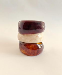 Designer <b>Resin</b> Bracelet For Women Elegant Accessories Handmade <b>Resin</b> Jewelry Set For Women Bangles And Bracelets - Product Image 1