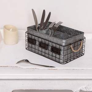 Exclusive Metal Cutlery Holder For Designer <b>Kitchen</b> <b>Accessories</b> Creating Sophisticated Utensil Arrangement - Product Image 2