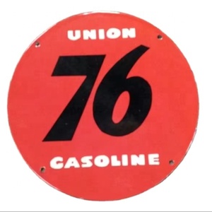 Letreros de Gasolina Vintage de Hierro Esmaltado con Impresión Digital Personalizada al por Mayor, Regalos de Metal Artesanal de Estaño de Larga Duración, Forma y Grosor Personalizados - Product Image 3