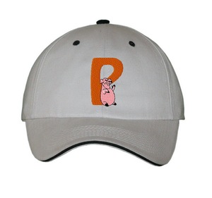 Gorras de protección solar de béisbol para niños, diseño personalizado, gorra de dibujos animados con alfabeto de moda P, fabricante OMD de Vietnam - Product Image 1