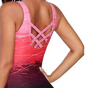 Maillot de bain une pièce de haute qualité pour femme, taille haute, sexy, pour la plage, avec logo frontal - Product Image 3