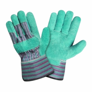 Gants de travail en cuir de vachette pleine fleur respirants, résistants à la chaleur, certifiés CE, pour les riggers - Product Image 4