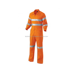 Overol de Seguridad Reflectante Fluorescente Naranja, Resistente al Fuego, Tejido Nomex IIIA TC Twill, Manga Corta, Transpirable - Product Image 3
