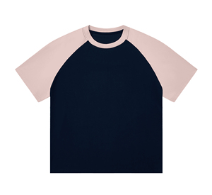 T-shirt bicolore personnalisé OEM, t-shirt décontracté à col rond pour homme, coupe ample, streetwear, fabricant - Product Image 5