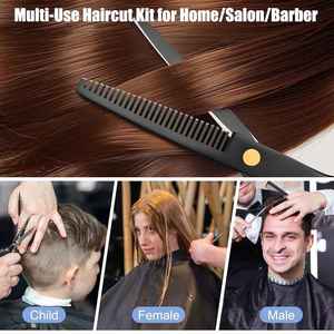 Ciseaux de barbier professionnels de haute qualité, design unique, acier inoxydable, fabrication sur mesure, vente en gros ADI-1115 - Product Image 6