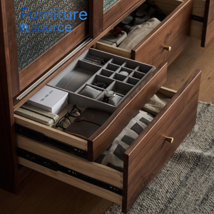 ตู้เสื้อผ้าไม้ทันสมัยมีสไตล์ตู้เสื้อผ้าขนาดใหญ่ทนทานสำหรับบ้านสำนักงานที่เก็บเสื้อผ้าสภาพแวดล้อมในห้องนอนทุกวันทำอย่างชำนาญ - Product Image 2