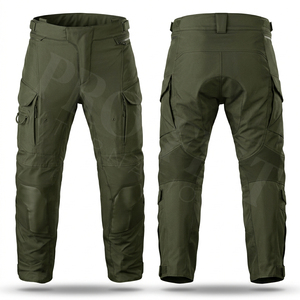 Pantalon de moto en Cordura, imperméable, pantalon de motard, pantalon de moto avec protection CE, polyester/coton, imprimé par transfert thermique, OEM personnalisé - Product Image 2