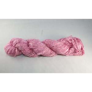 Fil fantaisie en viscose banane, couleur bubblegum, filé et teint à la main, pour chaussettes, tissage, tricot et crochet - Product Image 2
