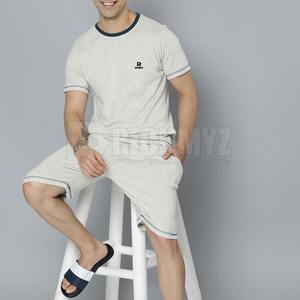 Conjunto de Camiseta y Pantalones Cortos Casuales para Hombre, Venta al Por Mayor, Logotipo Personalizado, Conjunto de Dos Piezas, Conjunto de Camiseta y Pantalones Cortos de Verano para Hombre - Product Image 4