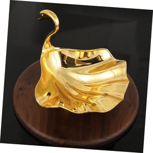 Bandeja de Metal con Forma de Pavo Real para Servir Frutas, Plato Decorativo para Exhibir Joyas, para Aperitivos, Postres, Frutos Secos, Decoración Elegante para Fiestas, Bodas y Hogar - Product Image 5