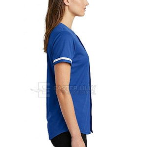 Camiseta Deportiva de Softbol para Mujer, 100% Poliéster, Transpirable, de Secado Rápido, Ligera, Personalizable con Nombre, Número y Logotipo del Equipo - Product Image 6
