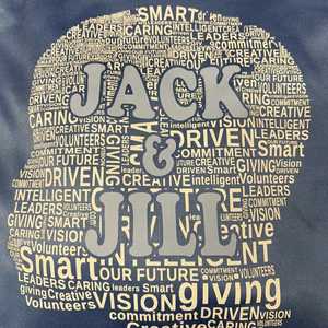 Sudadera con Capucha Azul Rey Jack and Jill con Gráfico de Collage de Palabras y Sudadera con Capucha Estilosa para Hombres, Mujeres y Adolescentes, Ropa Casual - Product Image 3