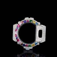Boîtier de montre G-Shock haut de gamme Starspire Jewels, modèle 6900, couleur D VVS, lunette de montre sertie de pierres, or rose, taille personnalisable