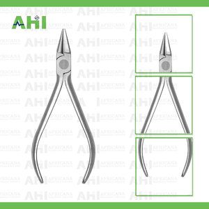 Pince orthodontique dentaire à fil léger, bec d'oiseau, en acier inoxydable, fabriquée au Pakistan - Product Image 3