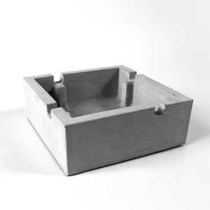 Cendrier de table en aluminium blanc fait main, sans fumée, style américain, 4 pouces, pour usage intérieur et extérieur, porte-cendres pour cigarettes et cigares, pour bureau - Product Image 3