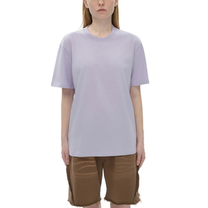เสื้อยืดครอปทรงโอเวอร์ไซส์ผ้าคอตตอนถักคุณภาพสูงแบบเว้าชายเสื้อ สไตล์สปอร์ต น้ำหนัก 220 GSM ล้างสีแบบแอซิดวอช สตรีทแวร์ คอเต่า ผ้าไหม - Product Image 1