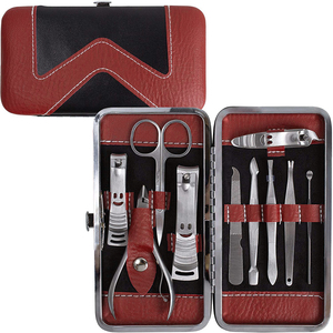 Ensemble professionnel de manucure et pédicure en acier inoxydable avec 10 pièces, coupe-ongles, coffret cadeau luxueux pour hommes et femmes - Product Image 6