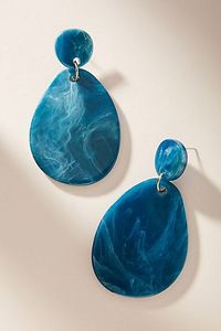 Boucles d'oreilles à clipser classiques en résine florale avec fleurs séchées pour femmes H a CRAFT, pour les occasions de fête - Product Image 2