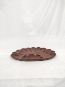 Wooden Crafts Polished Eco-Friendly Customized Shape Tabletop Serving Tray Buddhist Theme Crafts Galore Home <b>Decoration</b> - Product Image 2