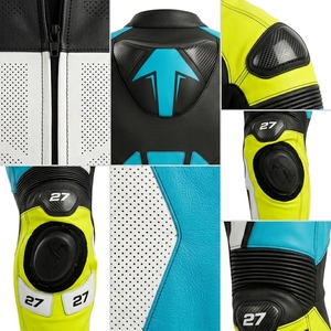 Combinaison de course en cuir pour moto personnalisée, équipement de pilotage pour la piste, bottes et gants inclus, vente en gros, fournisseur d'équipements de protection DARKRY - Product Image 6