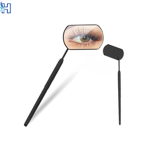 <b>Extra</b> <b>Large</b> Lighted Desktop Makeup <b>Mirror</b> for Eyelash Extensions with Detachable Stainless Steel <b>Round</b> Lash Extension <b>Mirror</b> - Product Image 3